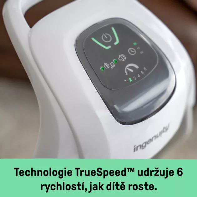 INGENUITY Rezgő hinta dallamokkal Cassidy 0+m 9 kg-ig