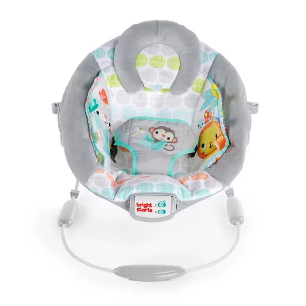 Bright Starts Rezgő pihenőszék dallamokkal, Whimsical Wild, 0 hó+, 9 kg-ig, 2019.