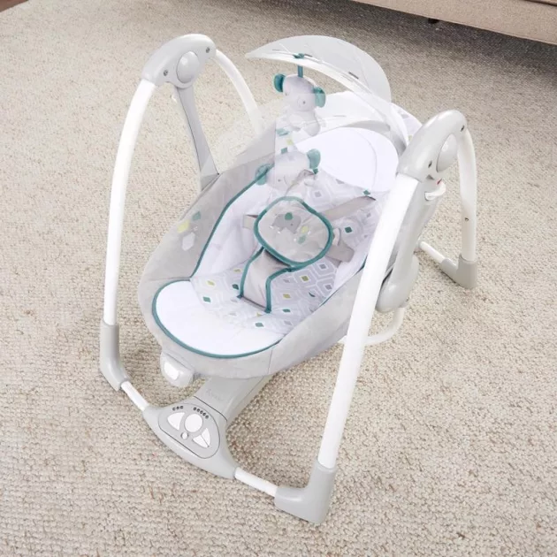 INGENUITY Rezgő hinta dallamokkal, Nash 2in1, 0 hó+, 9 kg-ig, 2019