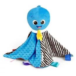   Baby Einstein Zenélő polip formájú morzsolókendő, Look Sea Listen™, Opus, 0 hó+