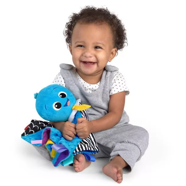 Baby Einstein Zenélő polip formájú morzsolókendő, Look Sea Listen™, Opus, 0 hó+