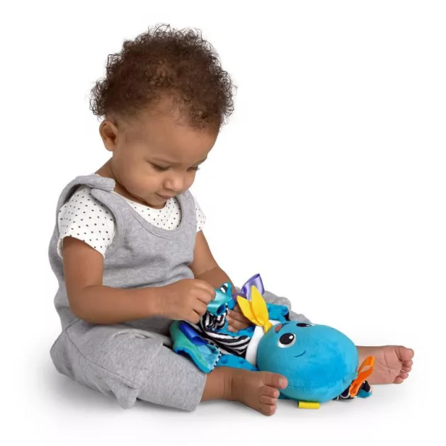 Baby Einstein Zenélő polip formájú morzsolókendő, Look Sea Listen™, Opus, 0 hó+