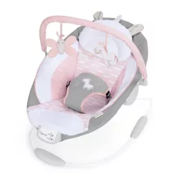   INGENUITY Rezgő pihenőszék dallamokkal, Flora the Unicorn™, 0 hó+, 9 kg-ig