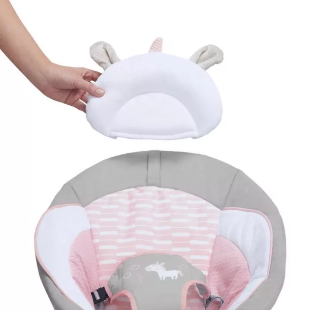 INGENUITY Rezgő pihenőszék dallamokkal, Flora the Unicorn™, 0 hó+, 9 kg-ig