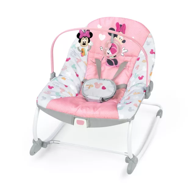 Disney Baby Rezgő hintaszék, Minnie Mouse Forever Besties™, 0 hó+, 18 kg-ig