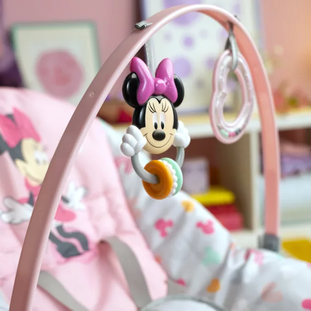 Disney Baby Rezgő hintaszék, Minnie Mouse Forever Besties™, 0 hó+, 18 kg-ig