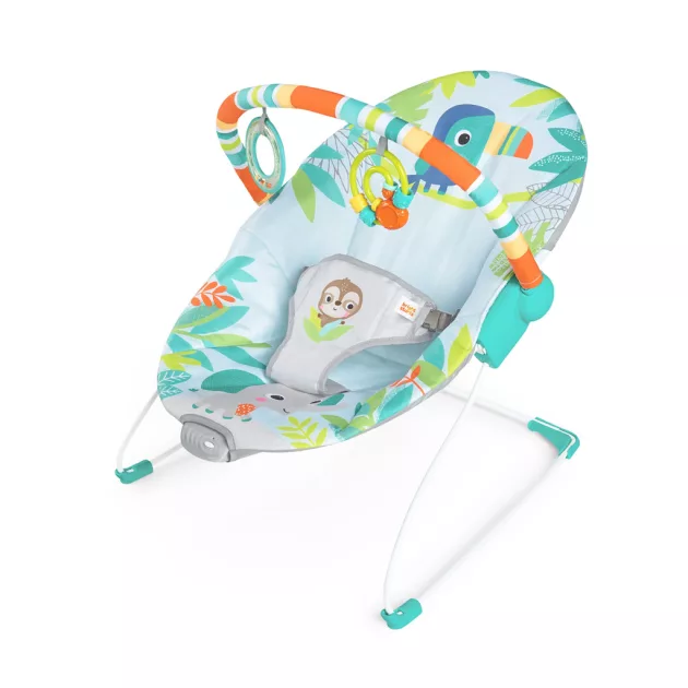 Bright Starts Vibráló pihenőszék Rainforest Vibes™ 0m+ 9kg-ig