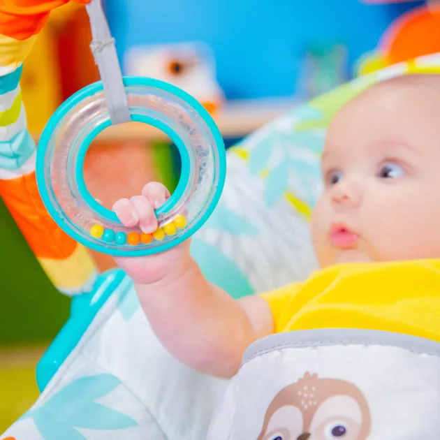 Bright Starts Vibráló pihenőszék Rainforest Vibes™ 0m+ 9kg-ig