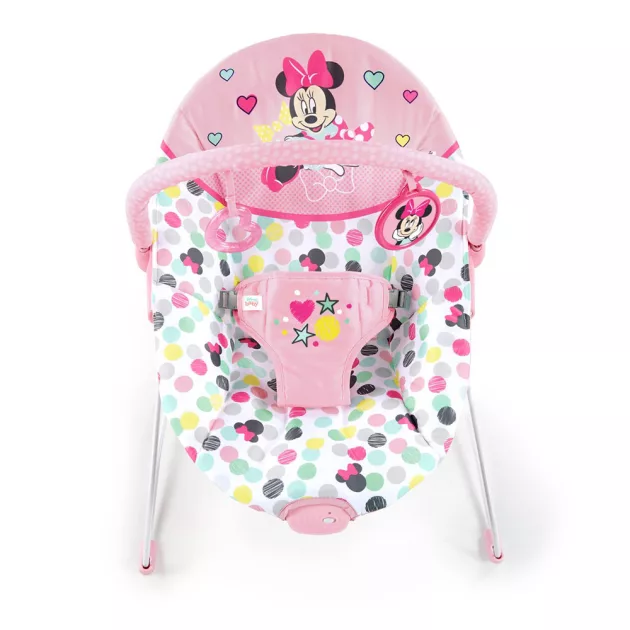Disney Baby Rezgő pihenőszék, Minnie Mouse Spotty Dotty, 0 hó+, 9 kg-ig