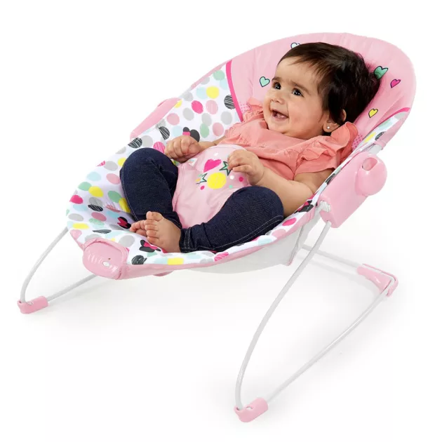 Disney Baby Rezgő pihenőszék, Minnie Mouse Spotty Dotty, 0 hó+, 9 kg-ig