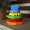Baby Einstein Rágóka építőjáték, 2in1 Stack & Teethe™, 0 hó+