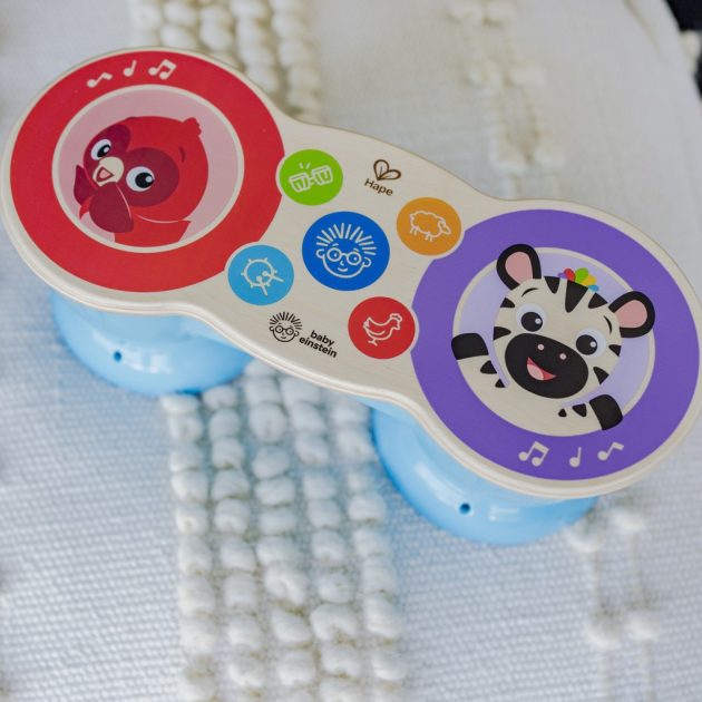 Baby Einstein Zenélő játék dobok, Upbeat Tunes™ Magic Touch™, HAPE, 6 hó+