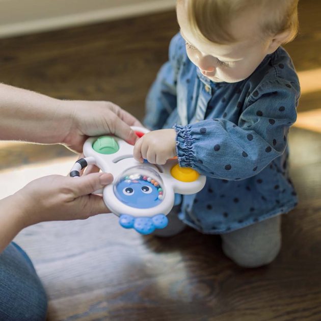 Baby Einstein Érzékszervi játék, csörgő és rágóka, Opus's Shape Pops™, 3 hó+