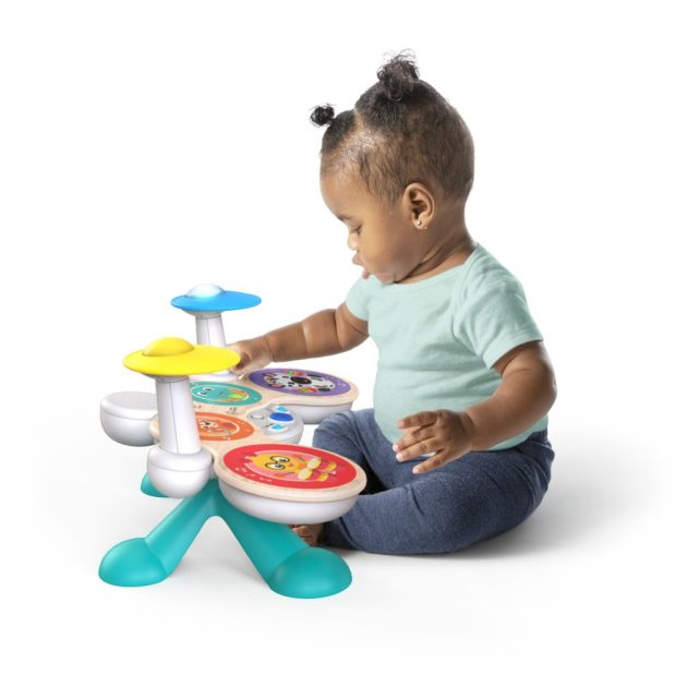 Baby Einsein Zenélő játék dob készlet Together in Tune Drums™ Connected Magic Touch™ HAPE 12hó+