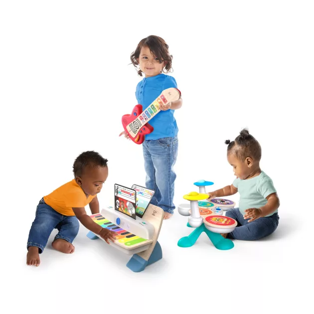 Baby Einstein Fa zenélő játék gitár Together in Tune Guitar™ Connected Magic Touch™ HAPE - 6hó+