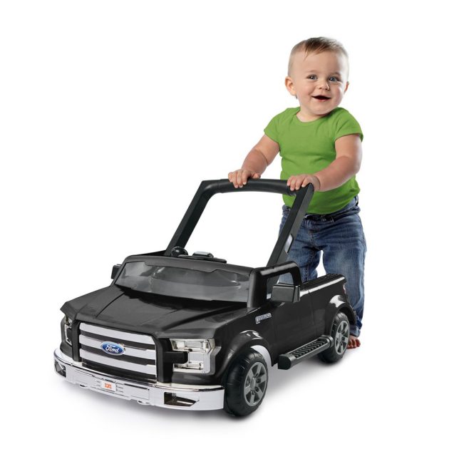 Bright Starts Bébikomp, 4in1 Ford F-150 Agate, Black, 6 hó+, 12 kg