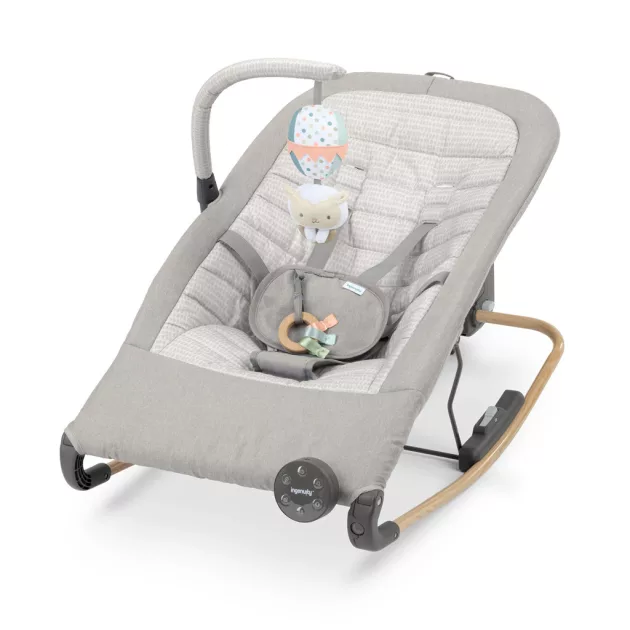 INGENUITY Masszázs vibráló hintaszék melódiával Soulful Skies™ 0m+ 9kg-ig