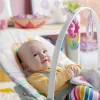 Bright Starts Rezgő hintaszék, Rosy Rainbow™, 0 hó+ 18 kg-ig