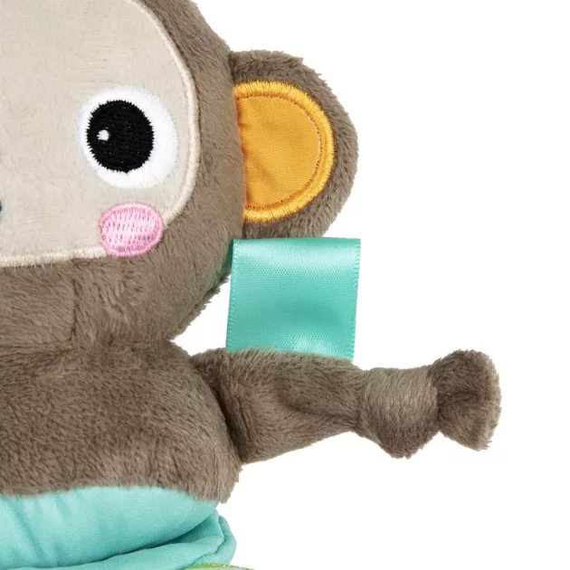 Bright Starts C-karikán játék dallamokkal, majom, Pull Play & Boogie™, 0 hó+