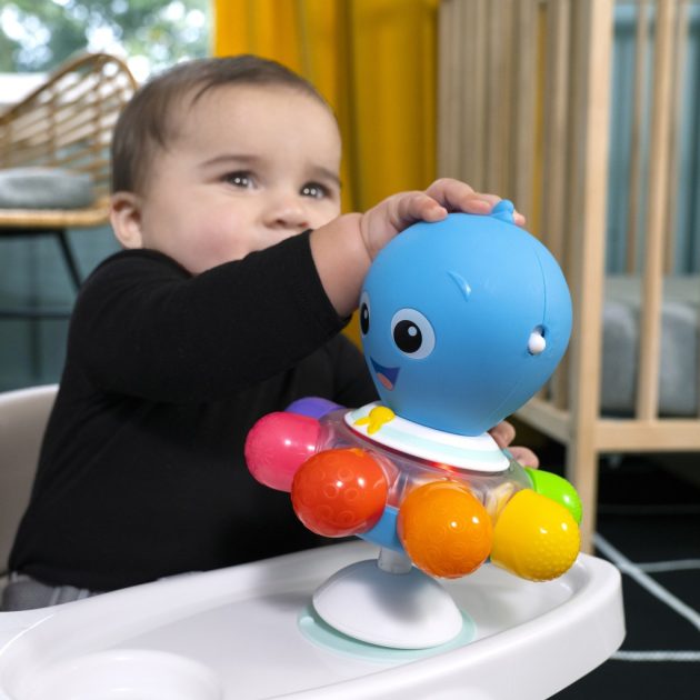 Baby Einstein Érzékszervi játék polip tapadókoronggal, Opus's Spin & Sea™, 3 hó+