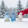 Petite&Mars Rozsdamentes acél termoszpalack szívószállal 350 ml Whale Song 12m+