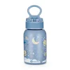 Petite&Mars Rozsdamentes acél termoszpalack szívószállal 350 ml Whale Song 12m+