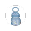 Petite&Mars Rozsdamentes acél termoszpalack szívószállal 350 ml Whale Song 12m+