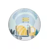 Petite&Mars Rozsdamentes acél termoszpalack szívószállal 350 ml Work Zone 12m+