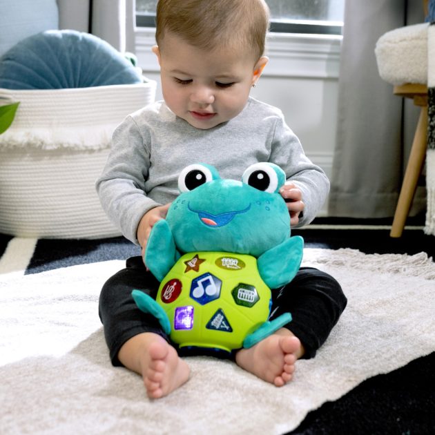 Baby Einstein Zenélő interaktív játék teknős, Neptune's Cuddly Composer™, 6 hó+