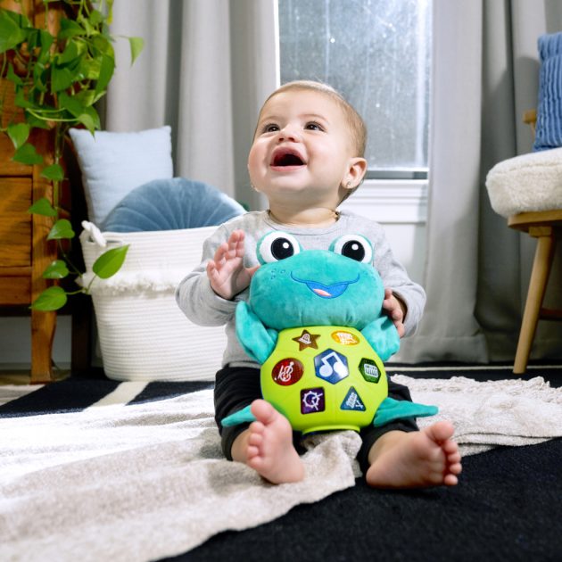 Baby Einstein Zenélő interaktív játék teknős, Neptune's Cuddly Composer™, 6 hó+