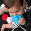 Baby Einstein Rágóka építőjáték, zebra Stack & Wobble Zen™, 3 hó+