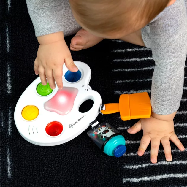 Baby Einstein Zenélő érzékszervi játék Color Palette Popper - 6-36hó