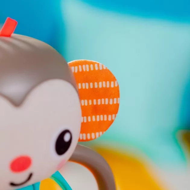 OBALL Érzékszervi játék, Grab & Giggle Monkey™, 6 hó+