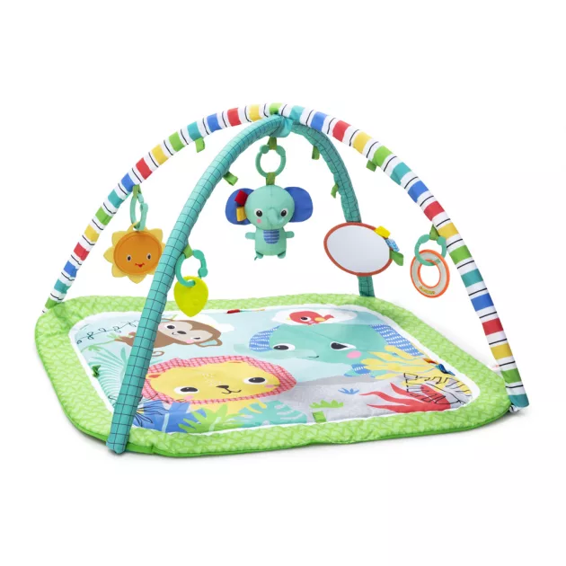 Bright Starts Játszószőnyeg játékhíddal Wild Wiggles aktivitással - 0hó+