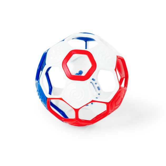 OBALL Játék, Rattle Goals™, 10 cm, Red, White & Blue, 0 hó+