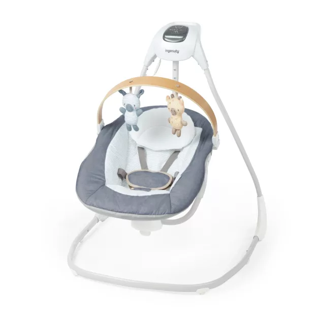INGENUITY Hintázó zenélő 0m+, 9 kg-ig - Chambray 