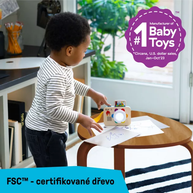Baby Einstein Interaktív játék hanggal fényképezőgép HAPE - 6hó+