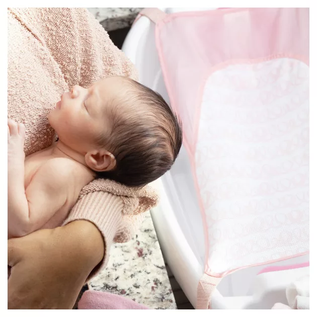 INGENUITY Comfy Clean™ Deluxe rózsaszín babakád