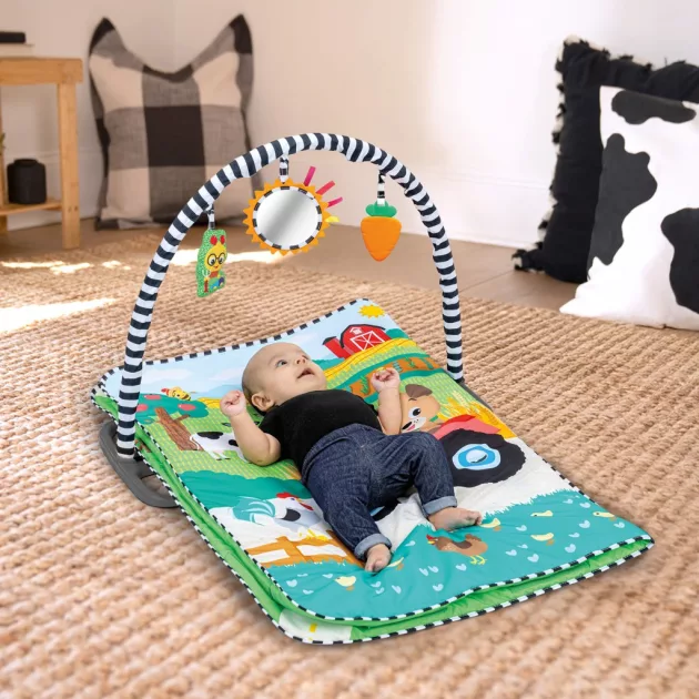 Baby Einstein Játszószőnyeg 3D farmmal Busy Barnyard™ 0m+