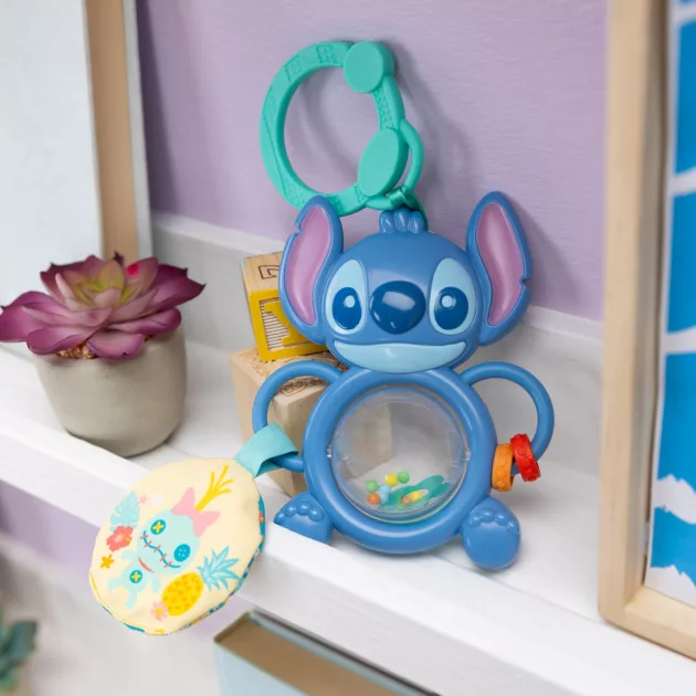 Bright Starts Játék C gyűrűn szenzoros Stitch Tummy Tumble™ 0m+
