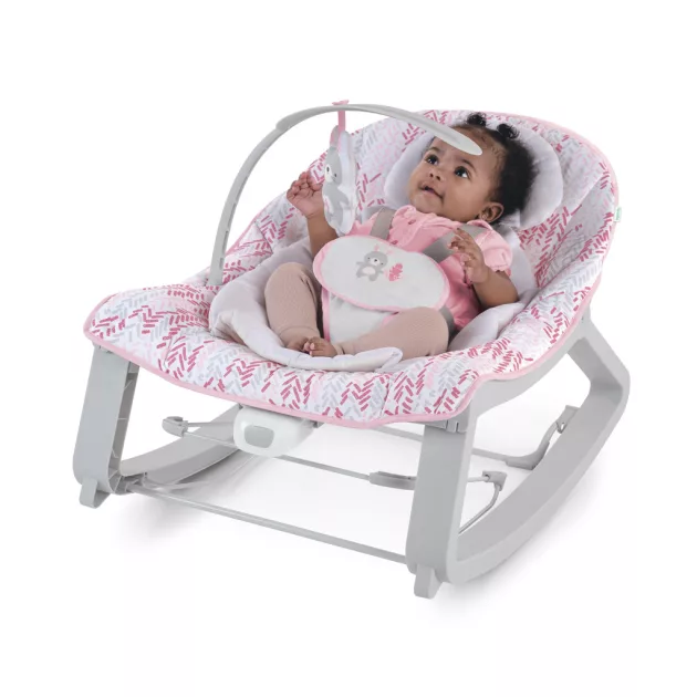 INGENUITY Rezgő pihenőszék 3 az 1-ben Keep Cozy Lily 0m+, 18kg-ig