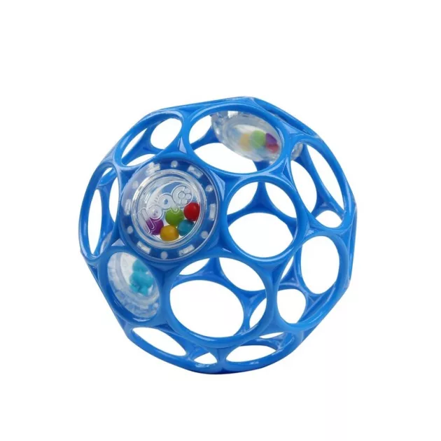 OBALL Játék OBALL™ Csörgő 10 cm 0hó + AQUAINT 50 ml - blue