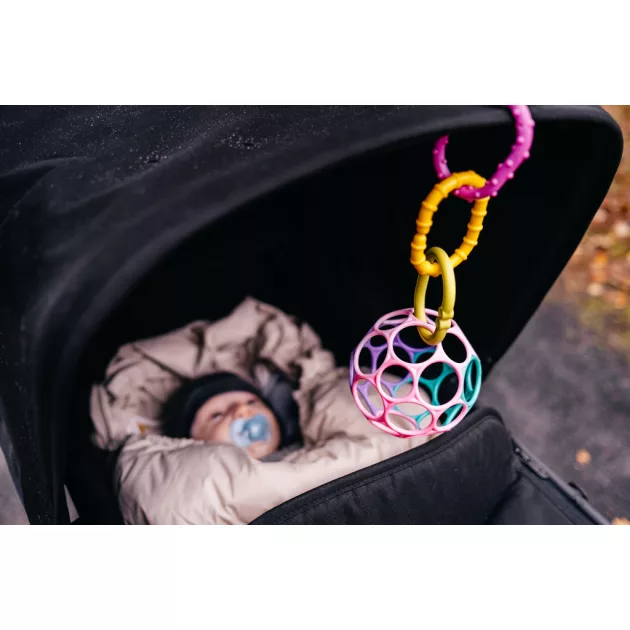 OBALL Játék OBALL™ Classic 10 cm 0hó + AQUAINT 50 ml - rózsaszín/lila