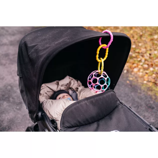 OBALL Játék OBALL™ Classic 10 cm 0hó + AQUAINT 50 ml - rózsaszín/lila
