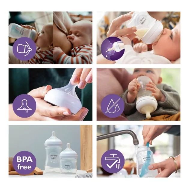 Philips AVENT Natural Response cumisüveg 330 ml, 3h+ +akció