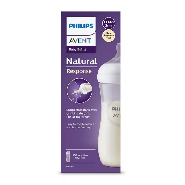 Philips AVENT Natural Response cumisüveg 330 ml, 3h+ +akció