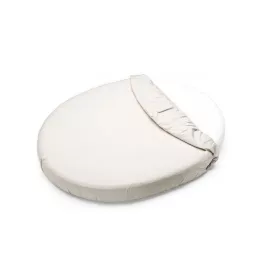   Petite&Mars Vízhatlan lepedő ovális kiságyakhoz, Soft Dream, Oval 84x50 cm, White