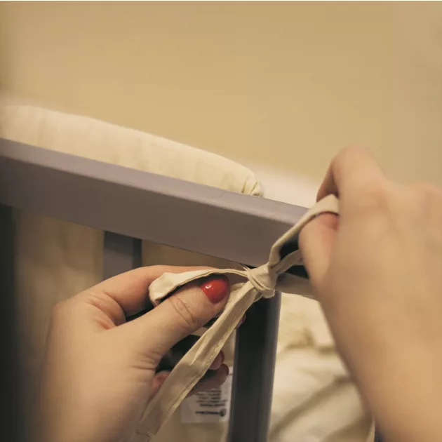 Petite&Mars Rácsvédő kiságyba, TILLY, Light Beige, 180 cm