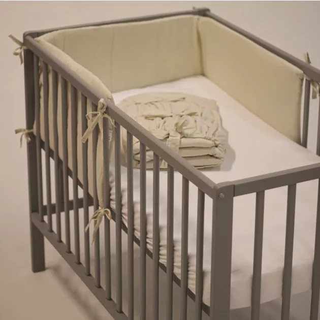 Petite&Mars Rácsvédő kiságyba, TILLY, Light Beige, 180 cm