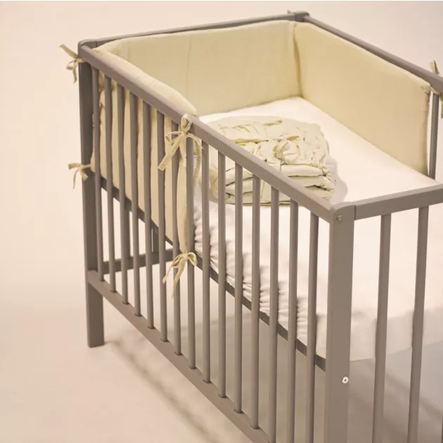 Petite&Mars Rácsvédő kiságyba, TILLY, Light Beige, 180 cm